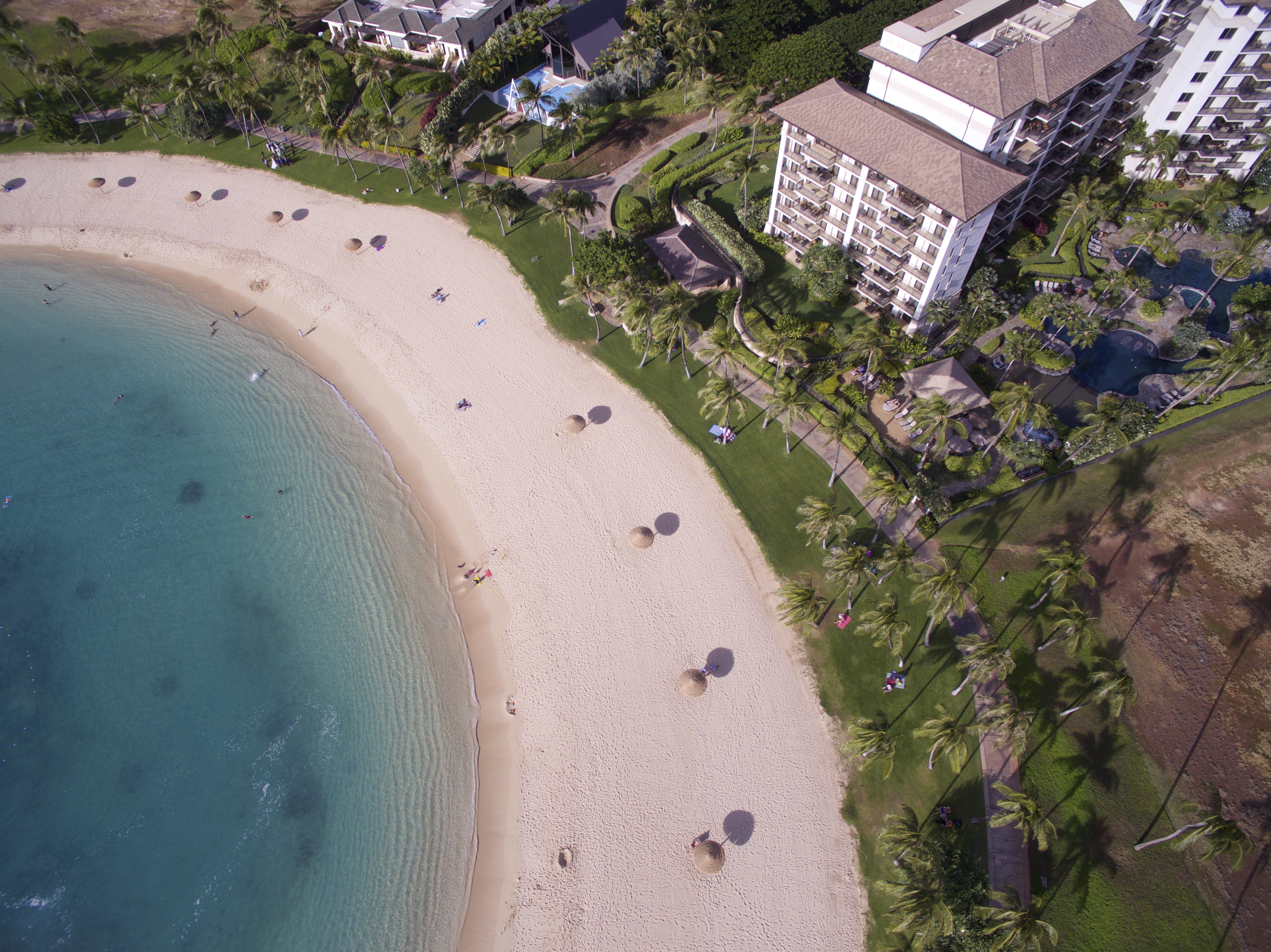 aerial view of ko olina beach villas in kapolei hawaii